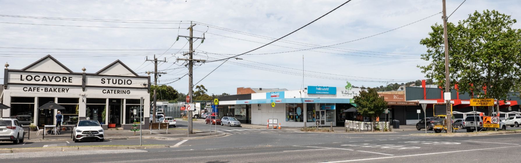 Before: A view of Hutchinson St from Main Street