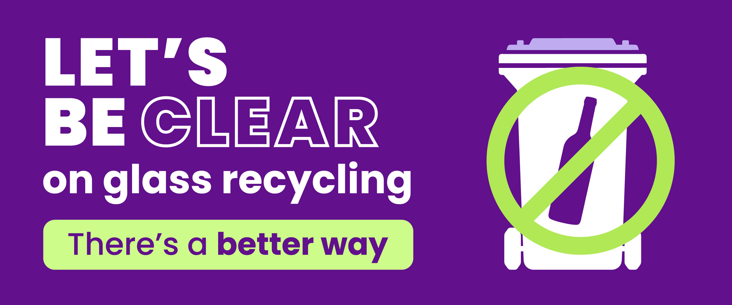 Lets be clear on glass recycling