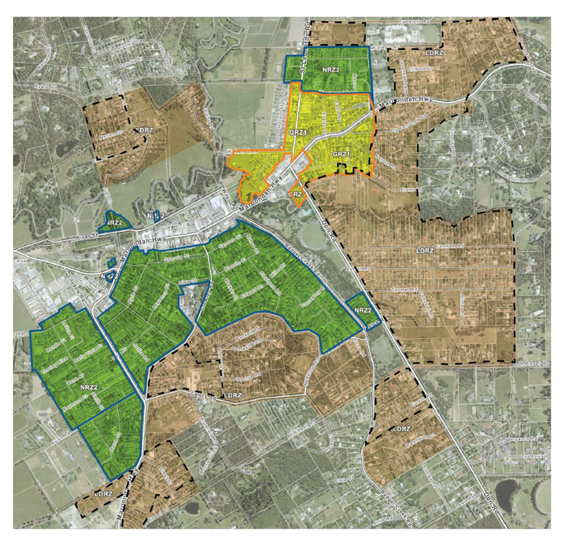 map of Healesville
