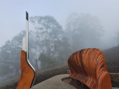 Land art sculpture
