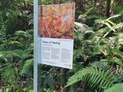 changing landscapes sign